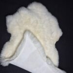 Skóra Owcza - Biała/Ecru - Naturalna