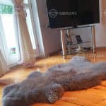 Naturalna Skóra Owcza - Szara