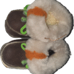 Buciki góralskie - niemowlaczki - bamboszki niechodki