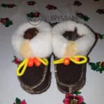 Buciki góralskie - niemowlaczki - bamboszki