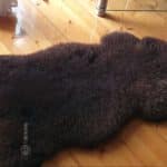 Skóra Owcza - Brąz - Naturalna