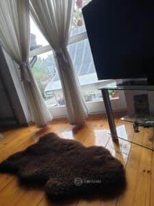 Skóra Owcza - Brąz - Naturalna