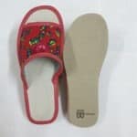 Kapcie - Damskie- Czerwone - Regionalne