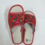 Kapcie - Damskie- Czerwone - Regionalne