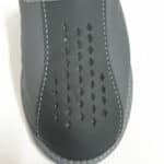 Kapcie - Męskie - Szare - Ocieplane