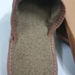 Kapcie - Męskie - Brązowe- Ocieplane