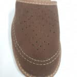 Kapcie - Męskie - Brązowe- Ocieplane