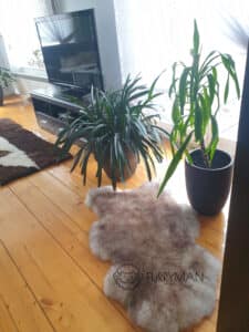 Skóra Owcza - kasztanowy muflon - Naturalna