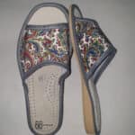 Kapcie - Damskie- Szare - Regionalne