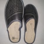 Kapcie - Męskie - Szare - Ciemne