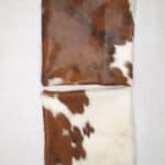 Poduszka – Ozdobna – Dekoracyjna – Skóra Bydlęca – Naturalna