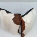 Poduszka – Ozdobna – Dekoracyjna – Skóra Bydlęca – Naturalna