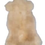 Skóra Owcza - Unikat - Naturalna - Żółty Melanż