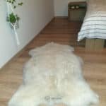 Skóra Owcza - Unikat - Naturalna - Biało Szara