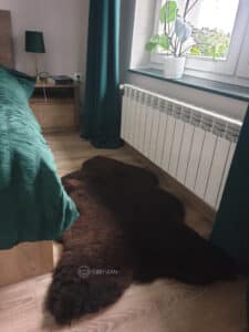Skóra Owcza - Brąz - Naturalna