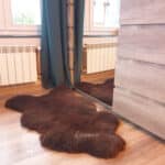 Skóra Owcza - Brąz - Naturalna