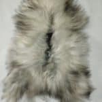 Skóra owcza - Island - Szaro - Biała - Naturalna