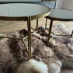 Dywan Trójka – Skóra Owcza Zszyta Bokiem – Muflon