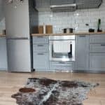 Skóra bydlęca czerwona - Plamiasta