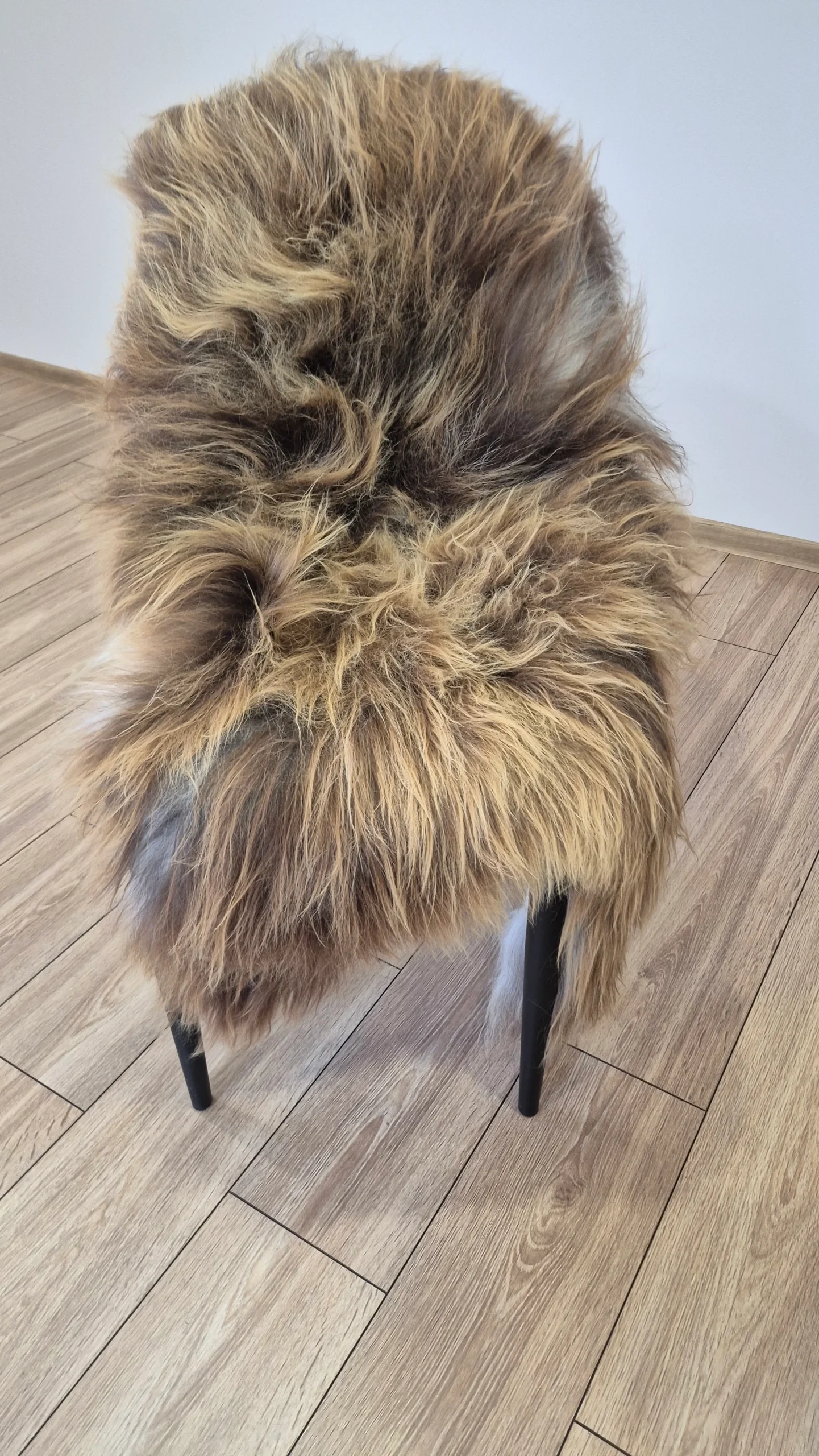 Skóra owcza - Island - Cappuccino - Naturalna - Unikat