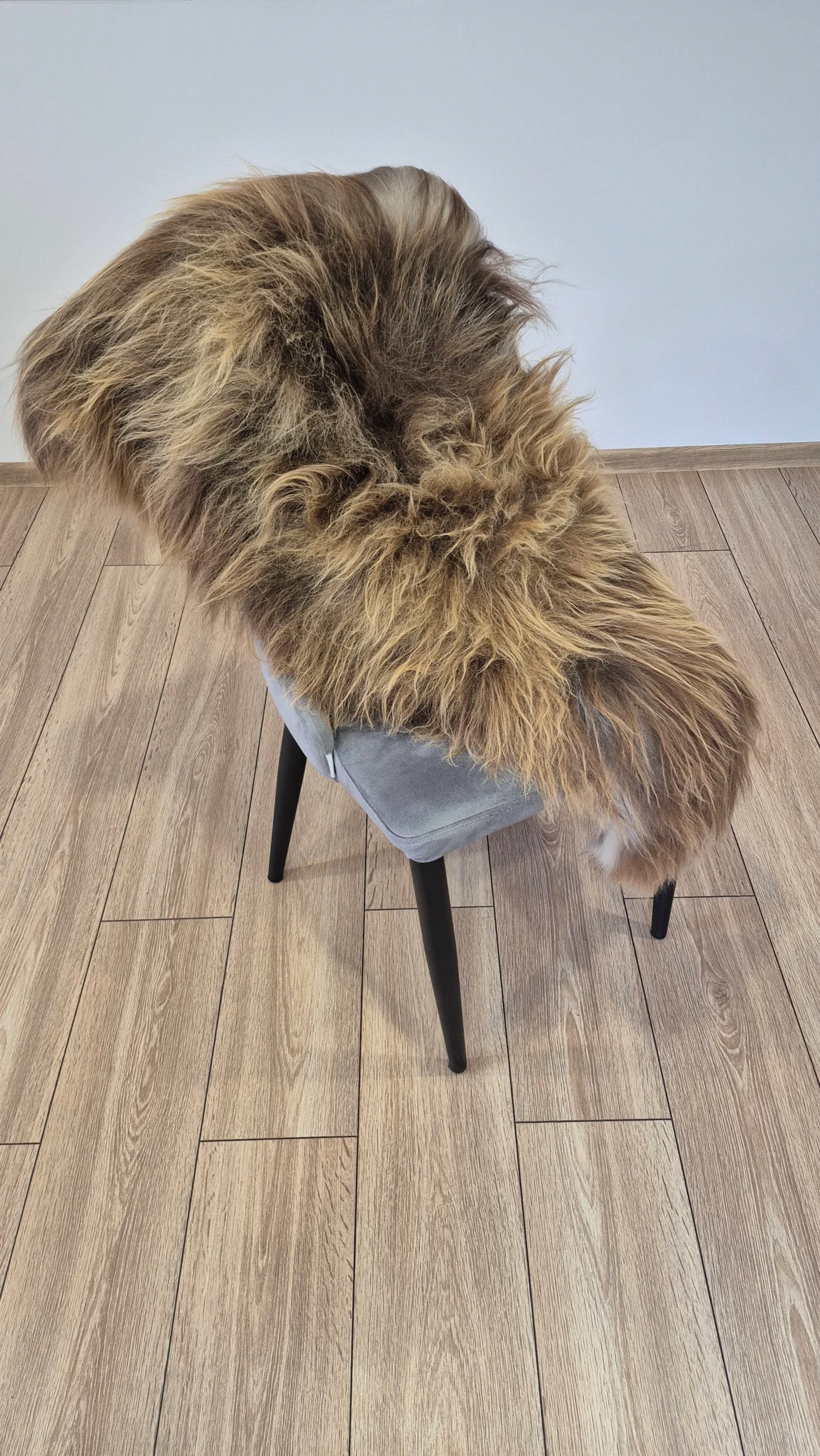 Skóra owcza - Island - Cappuccino - Naturalna - Unikat