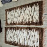 Ręcznie tkany jasny dywan ze skóry owczej– naturalny, ciepły, skandynawski styl