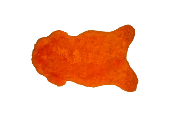 Skóra owcza - Naturalna - Pomarańczowa
