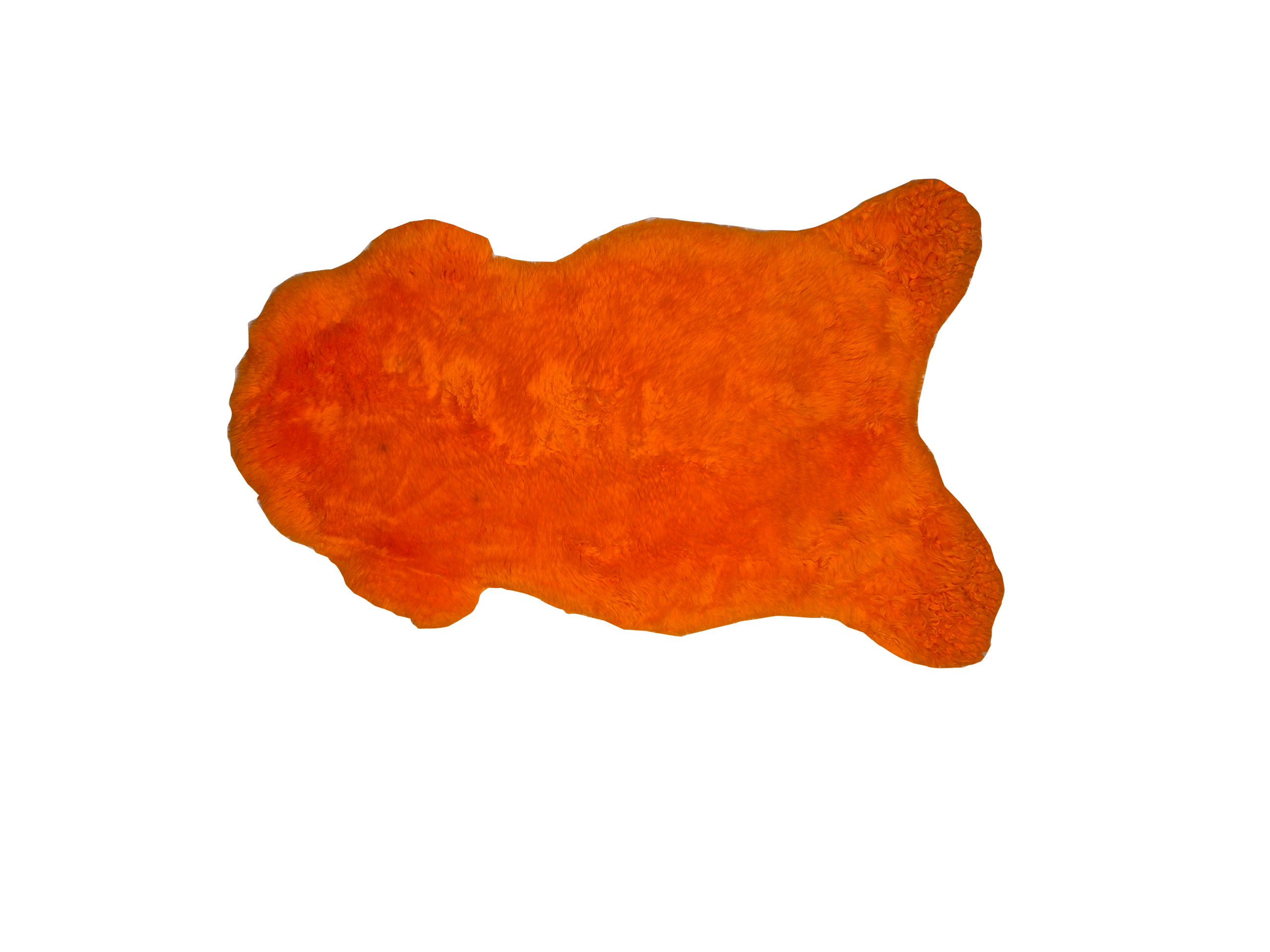 Skóra owcza - Naturalna - Pomarańczowa