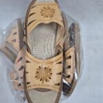 Kapcie - Damskie - Skórzane - Jasne – paczka 10szt.