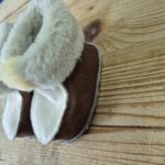 Buciki góralskie naturalna wełna - niemowlaczki - bamboszki niechodki rozmiar 25 EU