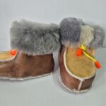 Buciki góralskie naturalna wełna - niemowlaczki - bamboszki niechodki rozmiar 25 EU