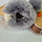 Buciki góralskie naturalna wełna - niemowlaczki - bamboszki niechodki rozmiar 25 EU