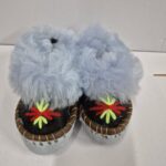 Bambosze Dziecięce Zakopianki, Kapcie Wysokie, Wełna Owcza, Ciepłe