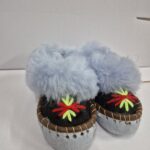 Bambosze Dziecięce Zakopianki, Kapcie Wysokie, Wełna Owcza, Ciepłe