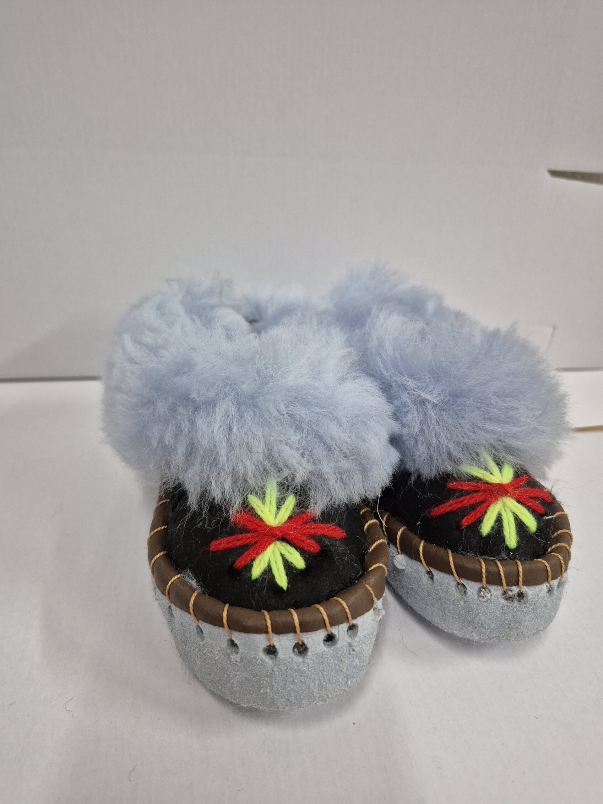 Bambosze Dziecięce Zakopianki, Kapcie Wysokie, Wełna Owcza, Ciepłe