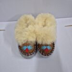 Bambosze Dziecięce Zakopianki, Kapcie Wysokie, Wełna Owcza, Ciepłe