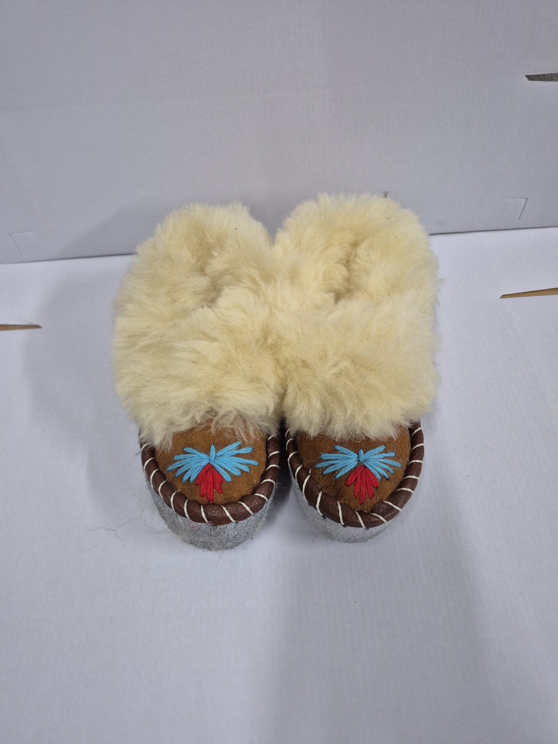 Bambosze Dziecięce Zakopianki, Kapcie Wysokie, Wełna Owcza, Ciepłe