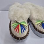 Bambosze Dziecięce Zakopianki, Kapcie Wysokie, Wełna Owcza, Ciepłe