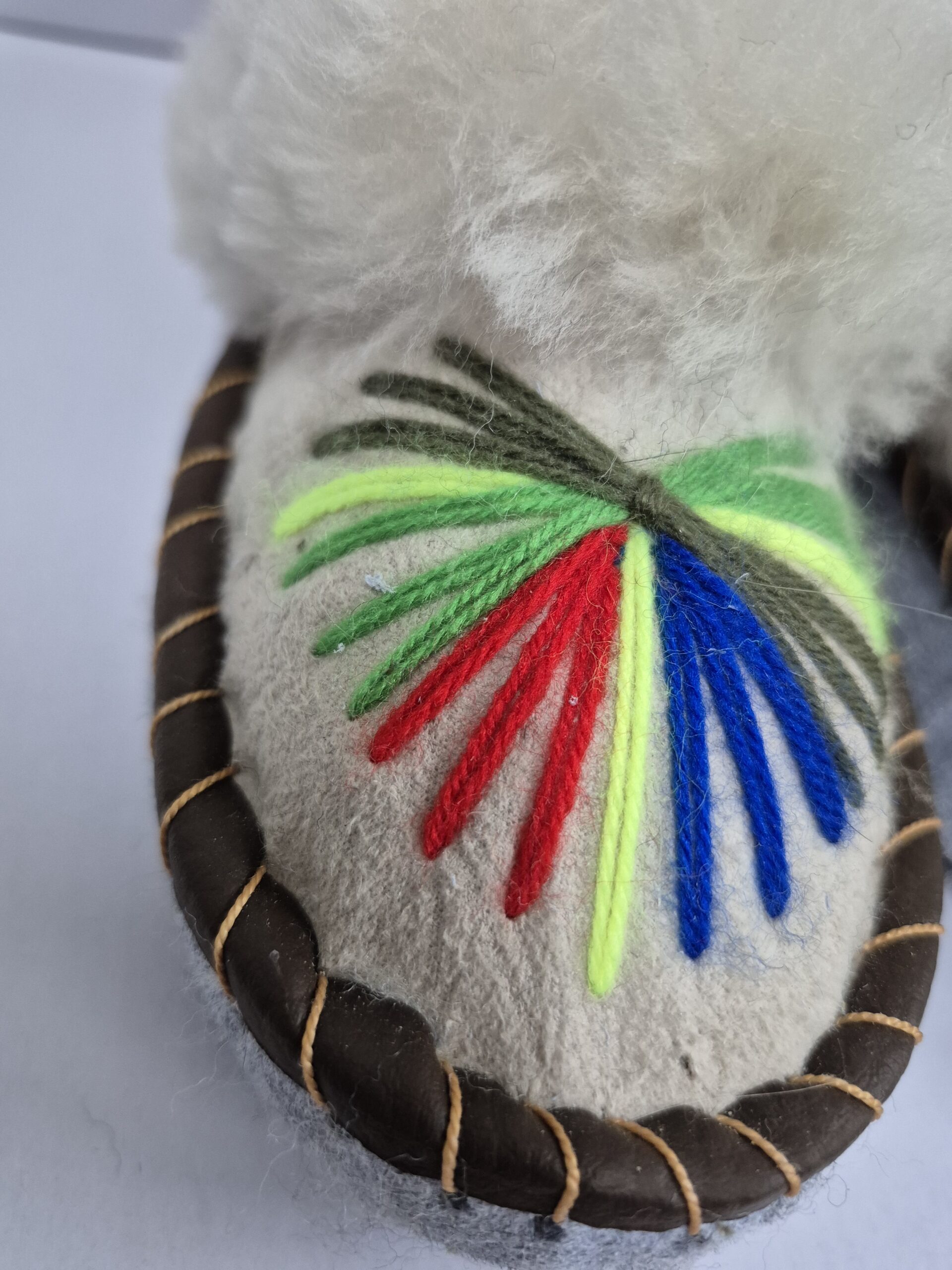 Bambosze Dziecięce Zakopianki, Kapcie Wysokie, Wełna Owcza, Ciepłe