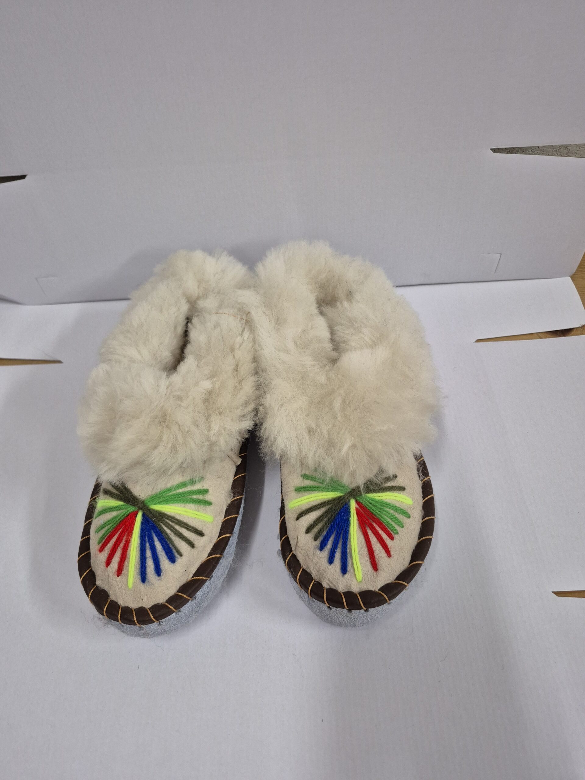 Bambosze Dziecięce Zakopianki, Kapcie Wysokie, Wełna Owcza, Ciepłe