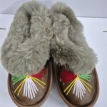 Bambosze Dziecięce Zakopianki, Kapcie Wysokie, Wełna Owcza, Ciepłe