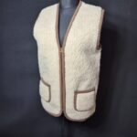 Kamizelka Wełniana 100% Owcza Wełna – Beżowy | Unisex