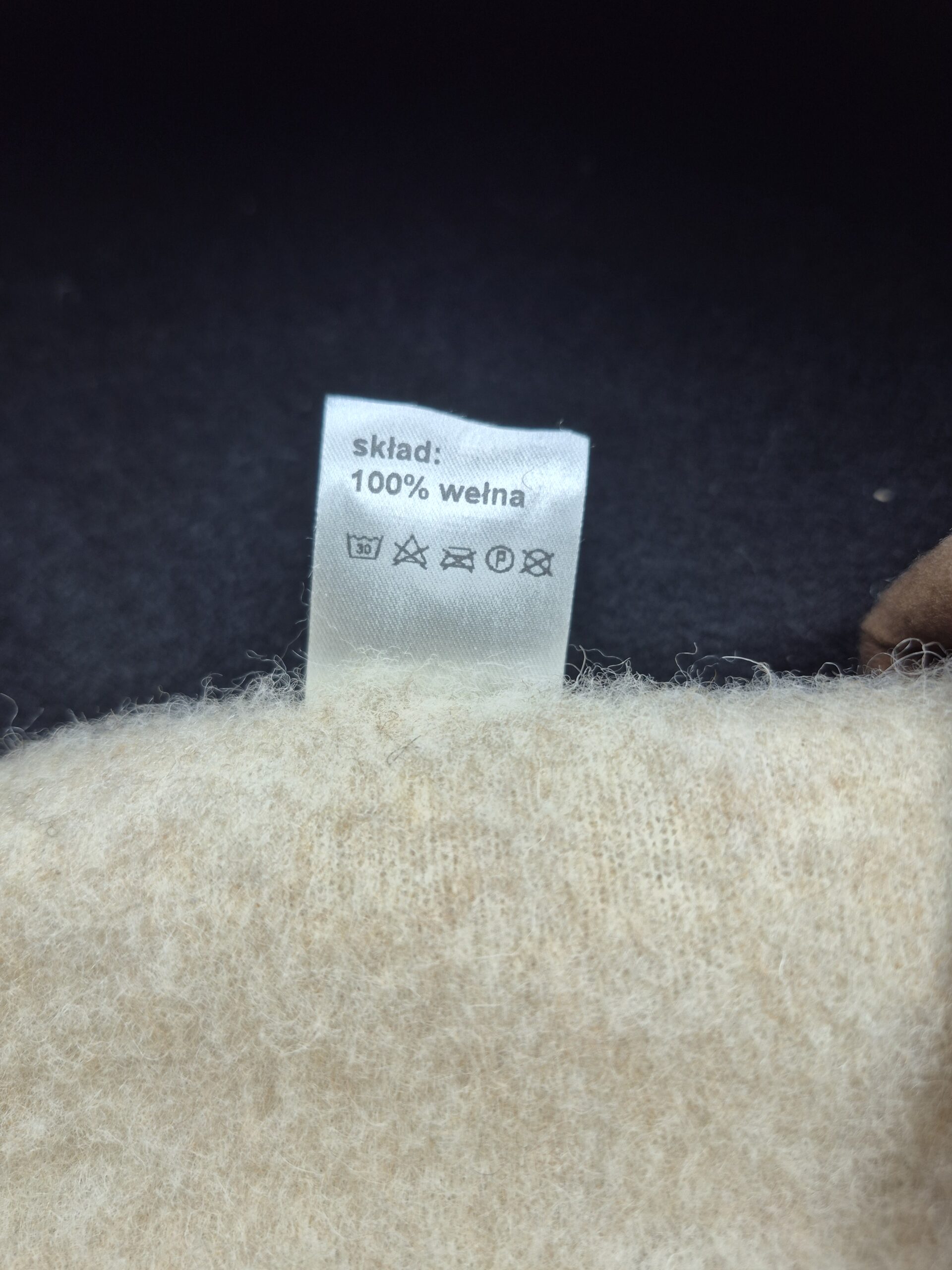 Kamizelka Wełniana 100% Owcza Wełna – Biała