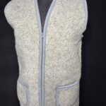 Kamizelka Wełniana 100% Owcza Wełna – Szara