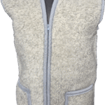 Kamizelka Wełniana 100% Owcza Wełna – Szara | Unisex