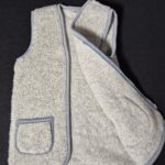 Kamizelka Wełniana 100% Owcza Wełna – Szara