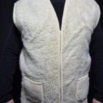 Kamizelka Wełniana 100% Owcza Wełna – Biała