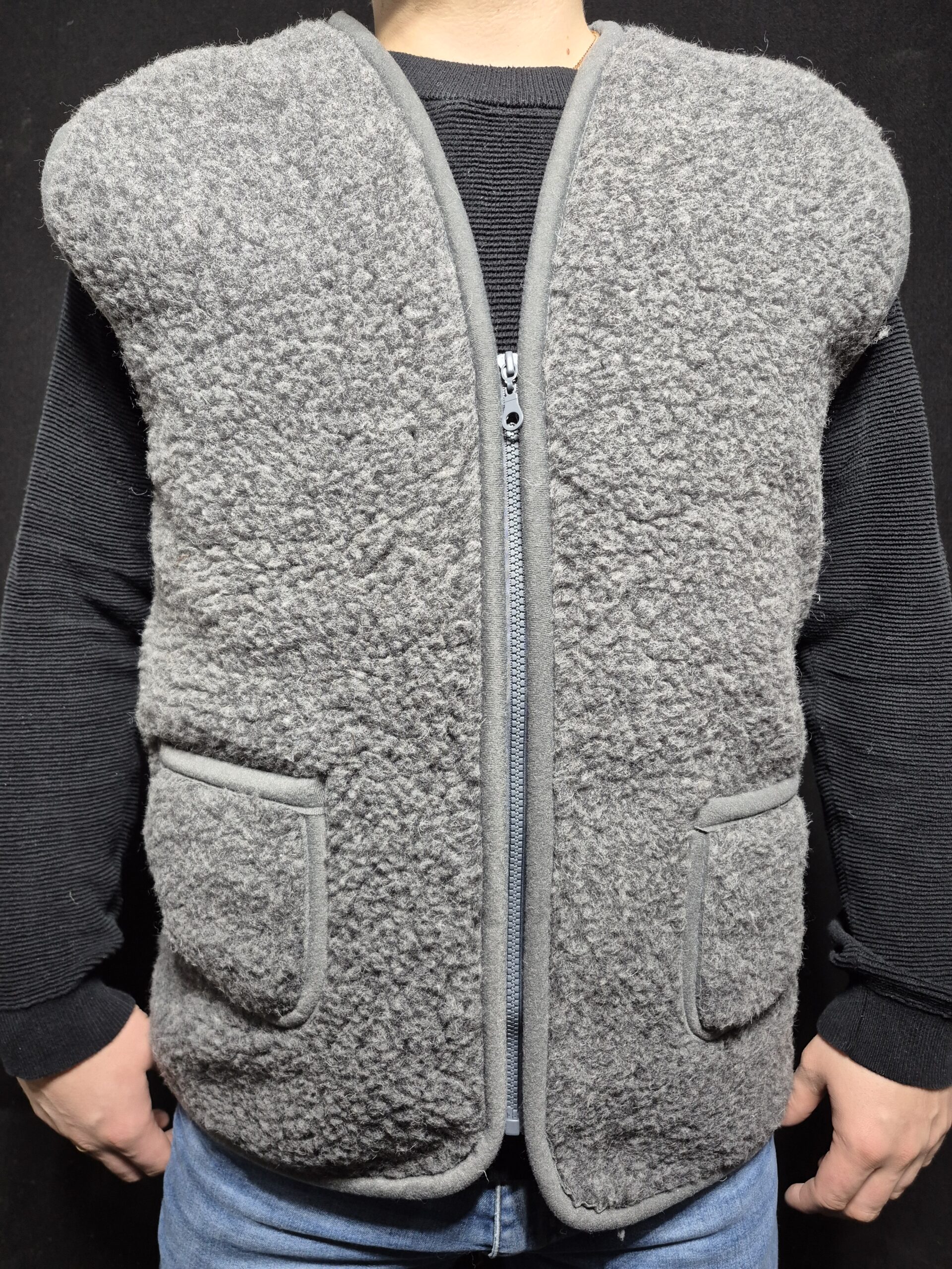 Kamizelka Wełniana 100% Owcza Wełna – Beżowy | Unisex