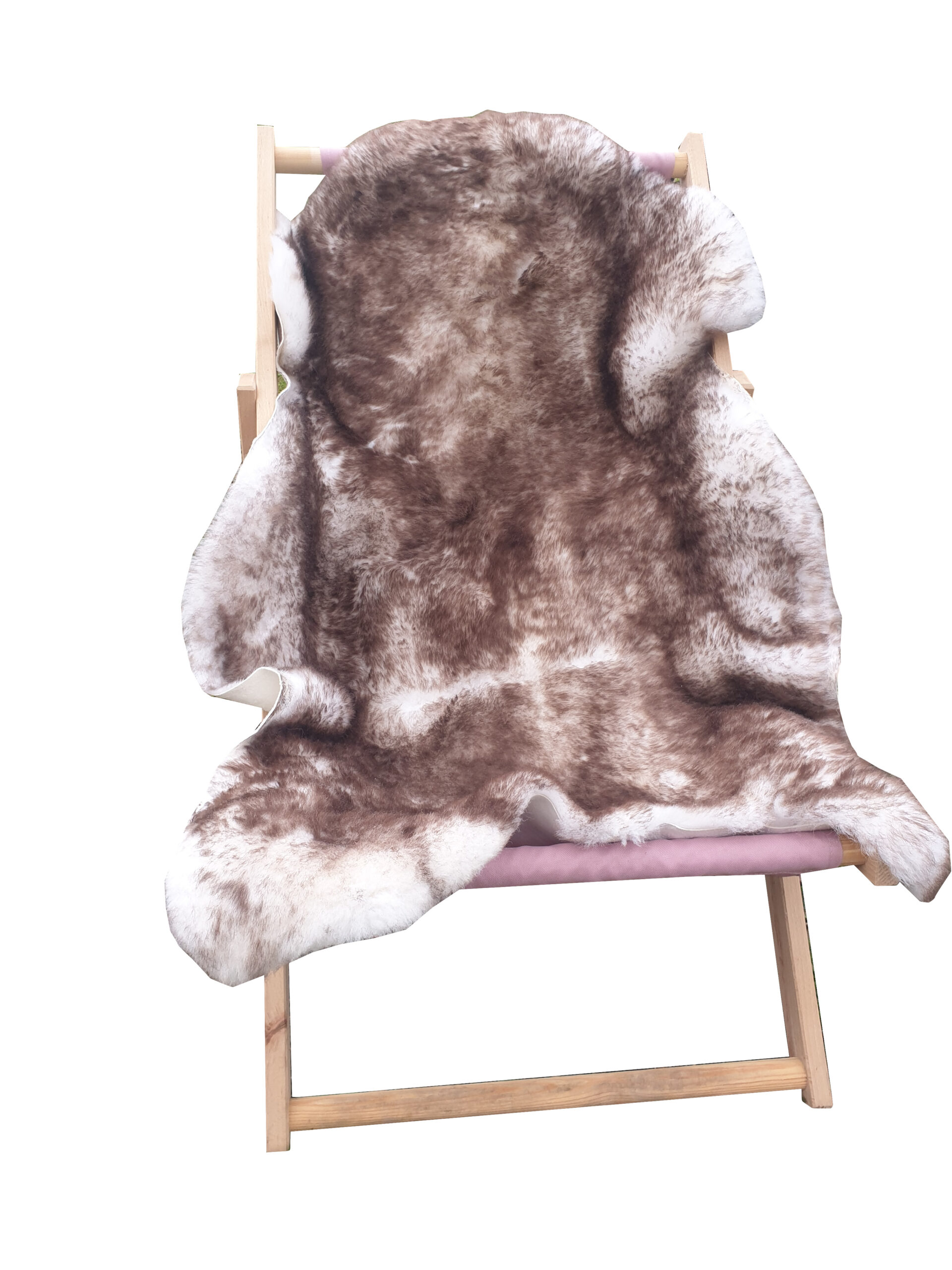 Skóra Owcza - Muflon - Naturalna - Kasztanowy - krótki włos