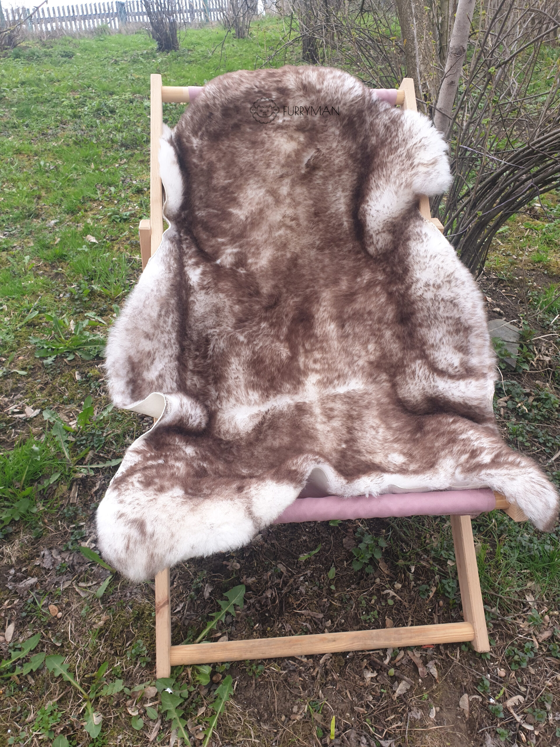 Skóra Owcza - Muflon - Naturalna - Kasztanowy - krótki włos